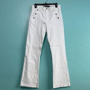 Karl Lagerfeld White Flare Jeans